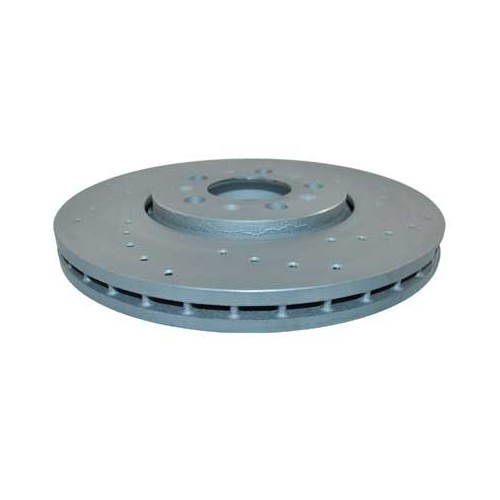 Disques de frein avant Zimmermann Sport percés en 288 x 25mm pour Volkswagen Polo (9N) - par 2 - GH31112Z