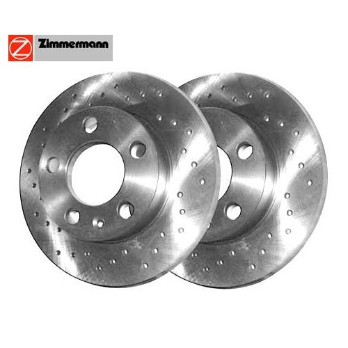  Zimmermann drilled rear discs 232 x 9mm - set of 2 - GH31300Z 