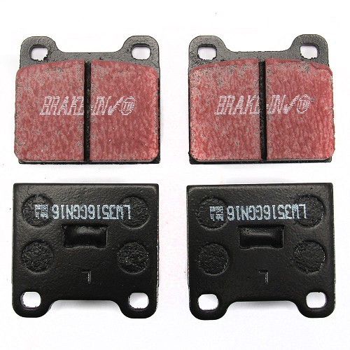 Set of EBC 90 brake pads for Golf, Scirocco, Polo and Jetta - GH50100