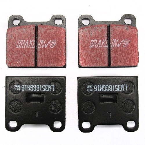 Set plaatjes voor de rem EBC 90 voor Golf, Scirocco, Polo en Jetta - GH50100