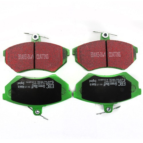 Set of green EBC front brake pads for Golf, Scirocco, Vento, Jetta and Corrado - GH50402