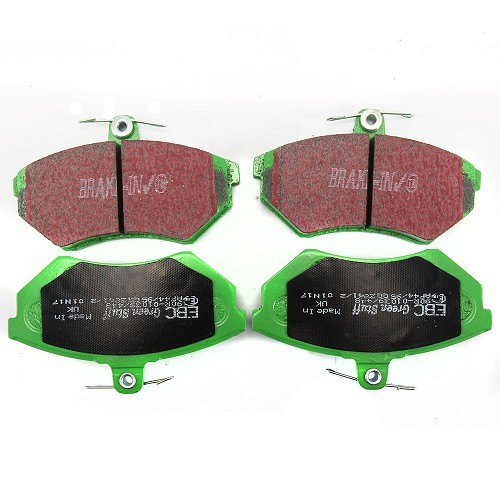 Set of green EBC front brake pads for Golf, Corrado & Vento - GH50502