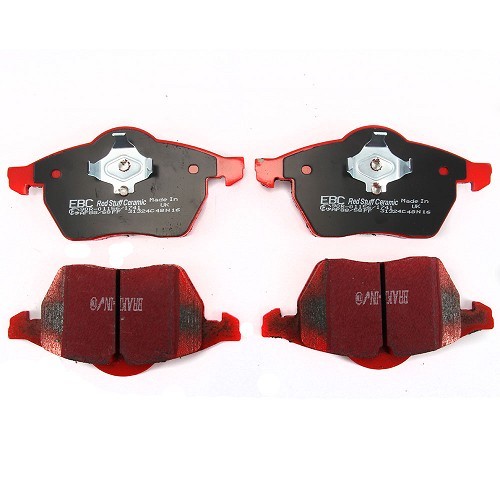 Plaquettes de frein avant EBC Rouge pour Golf 3 VR6 (96->) - GH50703