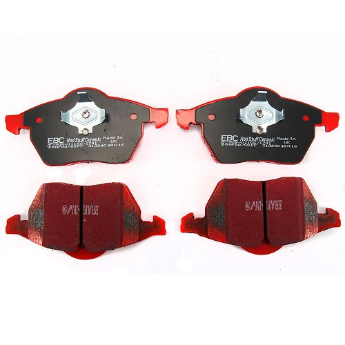 Pastilhas de travão dianteiras EBC Red para Golf 3 VR6 (96-&gt;) - GH50703