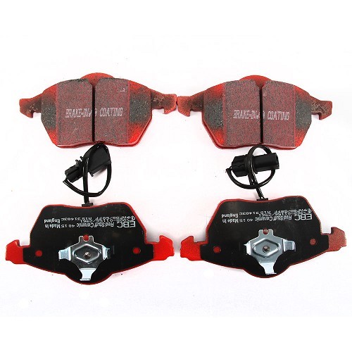 RED STUFF red EBC front brake pads for Golf 4 1.8 turbo 2001->2003 - GH50810