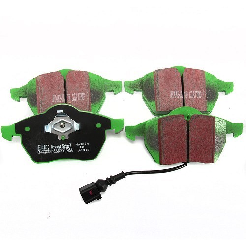  Pastilhas de travão dianteiras EBC GREEN for New Beetle - GH50811 