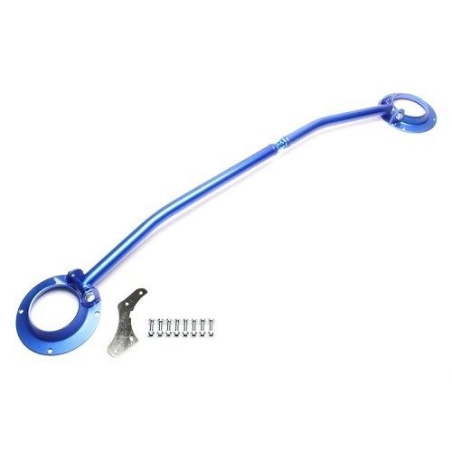  Front upper strut bar adjustable aluminum blue for Golf 2 - GJ10205 