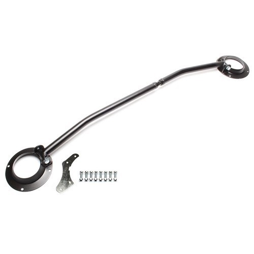  Barre anti-rapprochement supérieure avant réglable noire en aluminium pour VW Golf 2 Jetta 2 et Corrado (08/1988-07/1995)  - GJ10207 