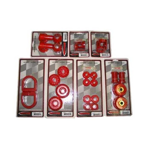  Kit completo PROTHANE de silent blocks uretano para Golf 2 y Golf 3 - GJ14400KIT 