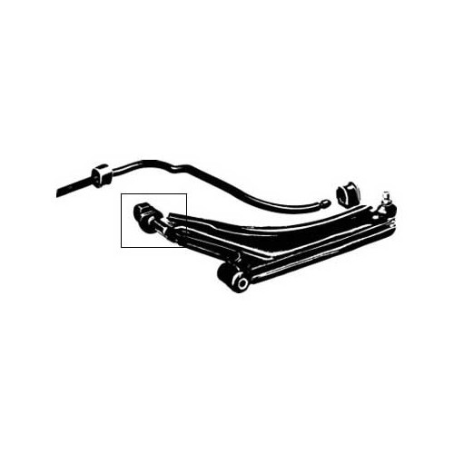 1 Rear silentblock to front suspension arm Golf 1 & Scirocco - GJ41100