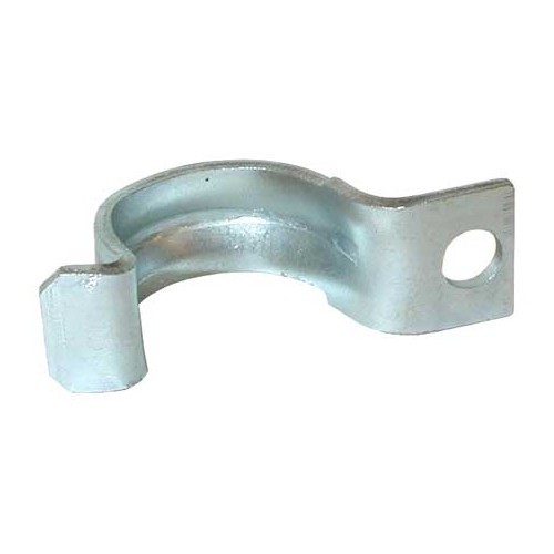 Retaining clamp for stabiliser bar silentbloc