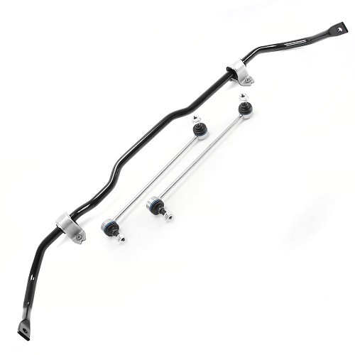  Barre stabilisatrice 22,5 mm avec silentblocs et biellettes pour Golf 6 - GJ42460 