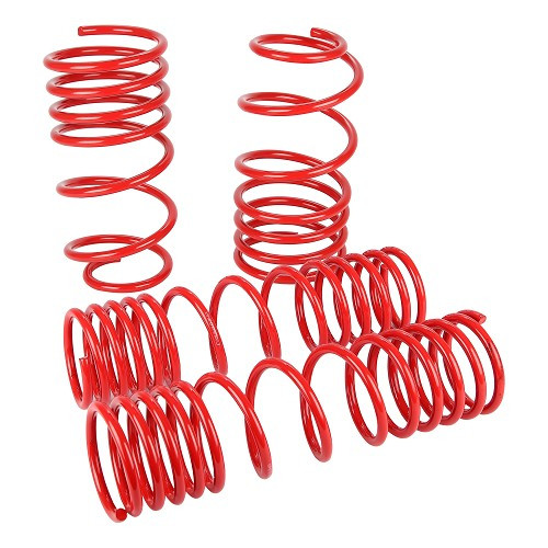  Short suspension springs for VW Polo I 86 and Polo II 86C (04/1975-07/1990) - lowering -40mm/-40mm - GJ44378 