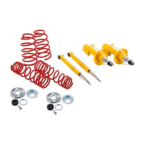  Kit ressorts + amortisseurs sport Golf 1 - 60 / - 40 mm, avec jambes avant complètes - GJ68818 