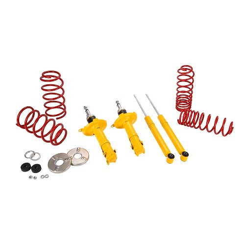  Kit de muelles + amortiguadores sport - 40 mm para Golf 2 - GJ68830 