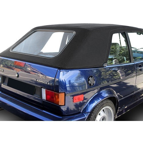  Alpaka Verdeck Schwarz für Volkswagen Golf 1 Cabriolet - GK01100 