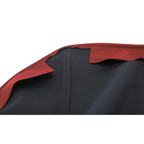 Claret-red alpaca hood for Golf 1 cabriolet - GK01108