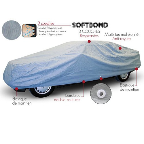 Triple thickness protective outdoor cover for Polo (6N) - GK35610