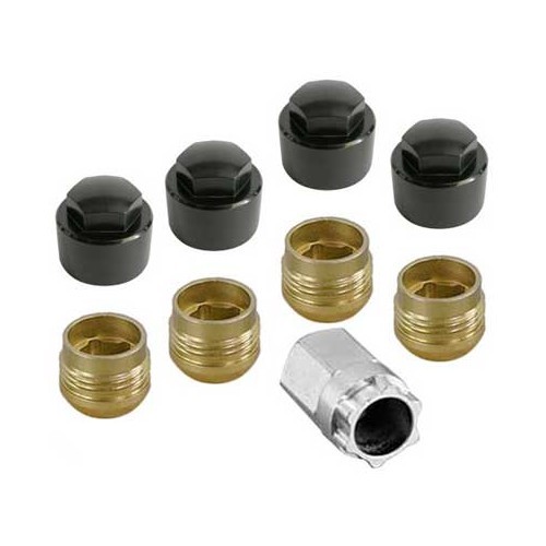 Jeu de 4 Antivols de roues McGard sphérique M14 x 1.5 x 22.7 mm pour goujons