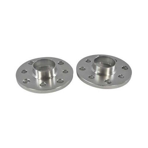  2 x 15mm double bore aluminium spreaders 4x100 / 4x108 - GL30402 