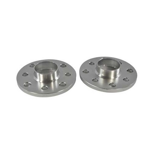 2 alargadores de alumínio de 15 mm de furação dupla 4 x 100 / 4 x 108