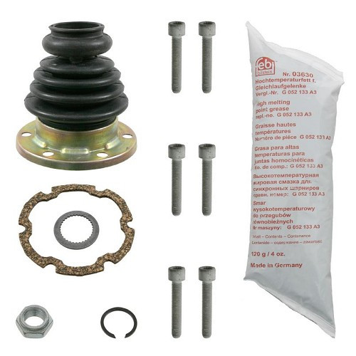  1 kit completo de fole de cardan do lado da caixa para Golf 1, 2, 3 - GS00402 