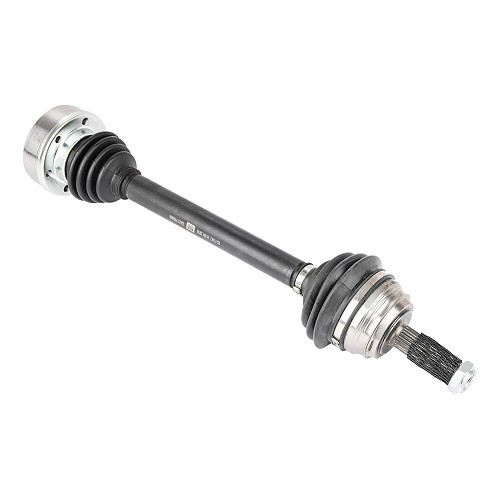 Reconditioned left front drive shaft for VW Golf 1 Berline Cabriolet and Caddy in 90mm nuts (-1983) - driver's side