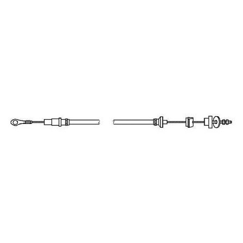 Cable de embrague para Golf 1 & Scirocco 1100 & 1300 - GS32010