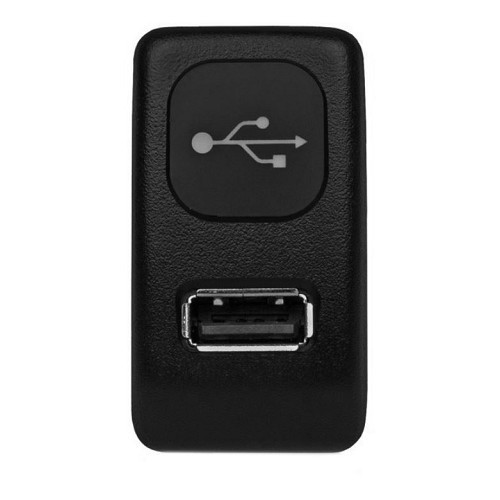  Tomada USB-A 5V 2.4A DIGIFIZmini no painel de instrumentos para VW Golf 2 (08/1983-10/1991) - GS51103 