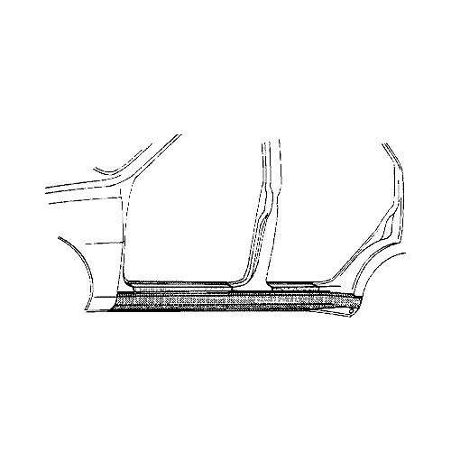 Left-hand sill for VW Passat 35i from 1993-> - GT11500