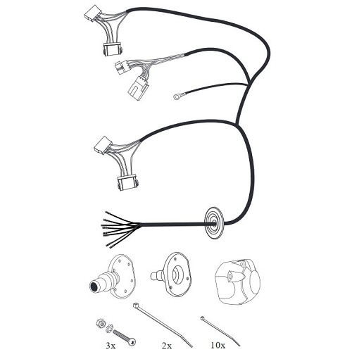 Arnés de 7 polos para SEAT IBIZA 6L (2001 - 2009) - GW00004