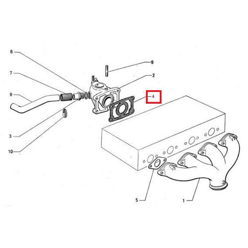 Guarnizione del collettore di aspirazione per Citroën HY ID 19 - HY30301