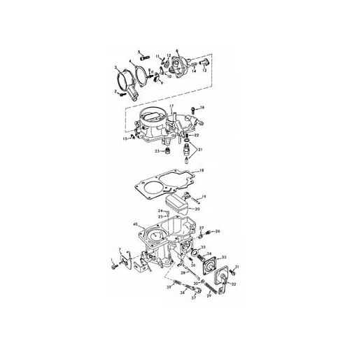 Joints de carburateur pour F IVI250 pour FORD EUROPE - JOI0462