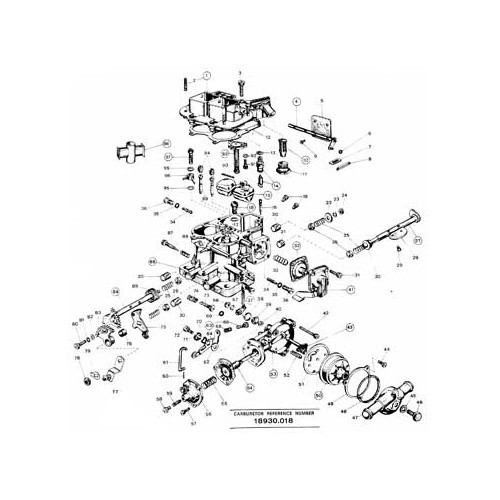 Guarnizioni di carburatore per Weber 38 DGAS per FORD EUROPE - JOI0481