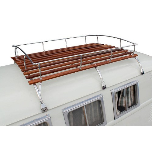 Long roof rack for VOLKSWAGEN Combi Split (-07/1967) - Stainless steel - KA01019