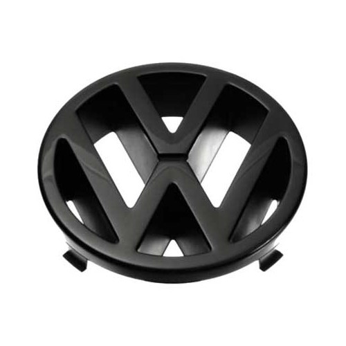  Logótipo "VW" de grelha de 125 mm preto para Transporter 88 ->92 - KA01623 