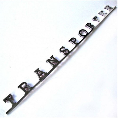  Stainless-steel bodywork sign TRANSPORTER for VOLKSWAGEN Transporter T25 (05/1979-07/1992) - KA01816 