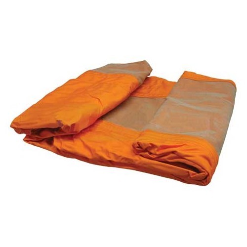 Orange 3-window roof liner for Westfalia 68 -&gt;73 Combi with rear opening - KA08007