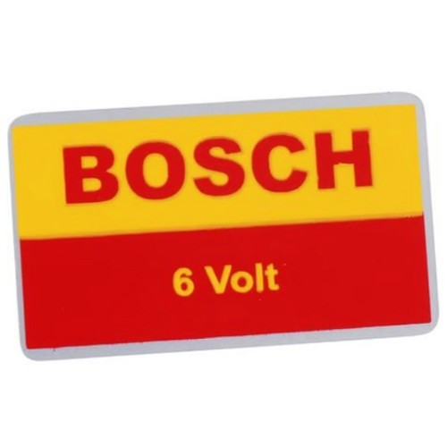 BOSCH 6v sticker for VOLKSWAGEN Combi Split (1950-07/1967) - KA08043 