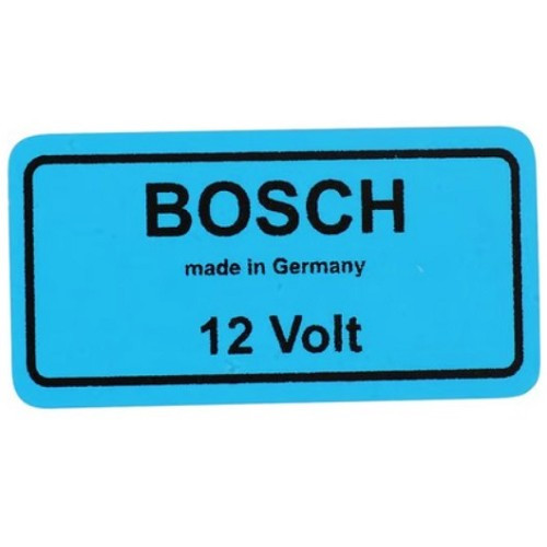  BOSCH 12v Made in Germany sticker voor VOLKSWAGEN Combi Split (1950-07/1967) - KA08044 