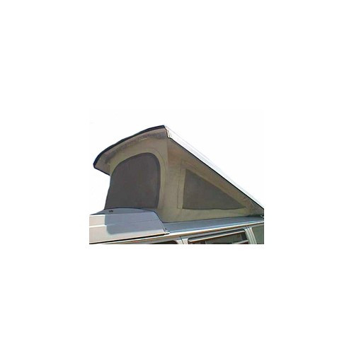  Toile de toit relevable acrylique jaune pour VOLKSWAGEN Transporter T4 (1992-1997) - 3 fenêtres - KA08083 