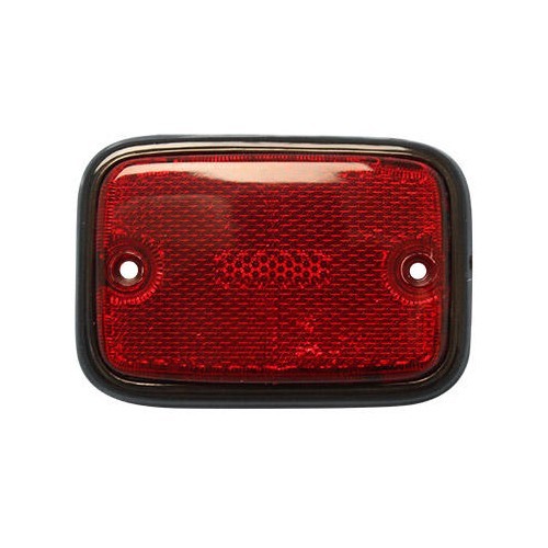 Achterzijde reflector lens voor Bay Window US 73 >79 - rood / zwart - KA12006