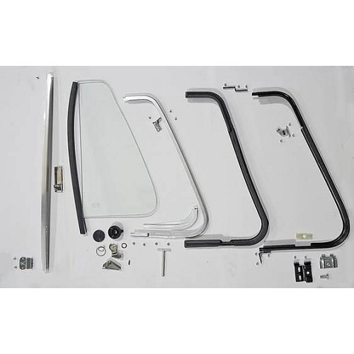 Deflettore mobile destro completo di qualità originale per VOLKSWAGEN Combi Bay Window (08/1967-07/1979) - KA13038