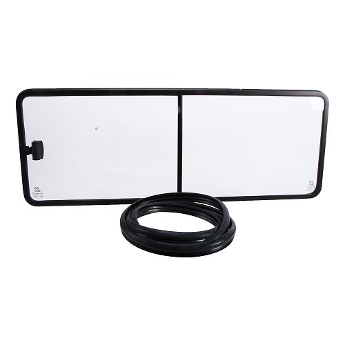  Vitre latérale coulissante centre droite pour VOLKSWAGEN Combi Bay Window (08/1967-07/1979) - KA13042 