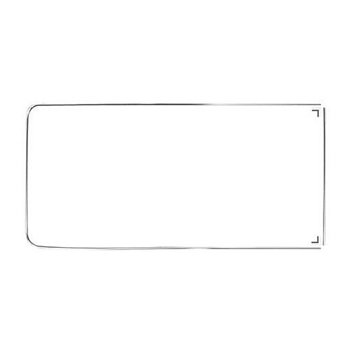  Side window molding center for VOLKSWAGEN Combi Bay Window (08/1967-07/1979) - KA13047 