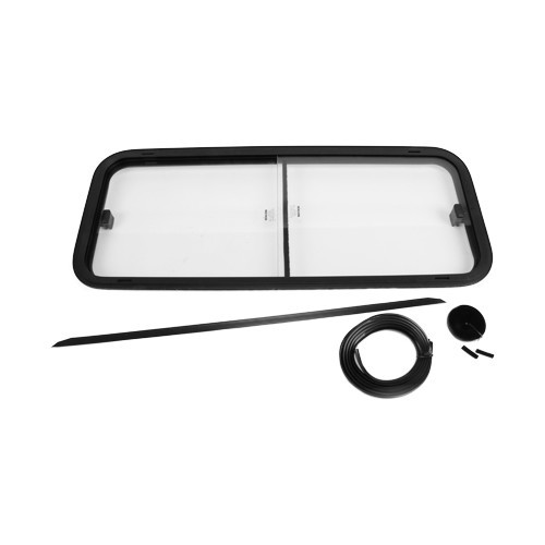  Sliding side window for VOLKSWAGEN panel van - 1000 x 400 mm - KA13060 