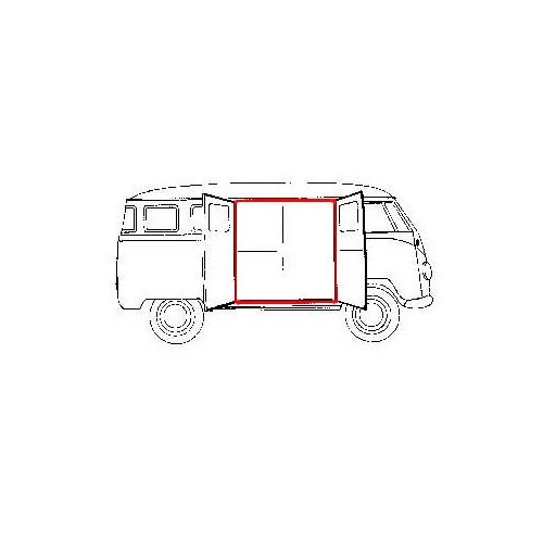  9 side swing door seals for Combi 50 ->67 - Wolfsbürg West - KA13102 