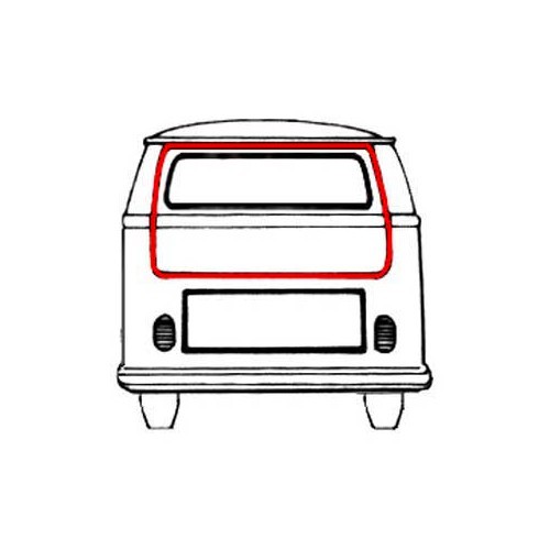 Tailgate seal for Combi 72 ->79 - KA13112