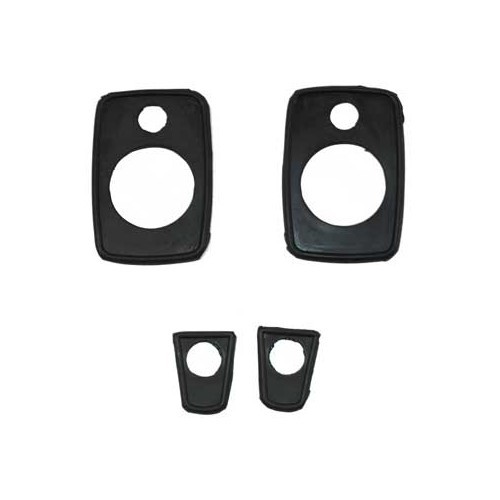  Deurgreeprubbers voor VOLKSWAGEN Combi Split (1964-1967) - 4 stuks - KA13206 