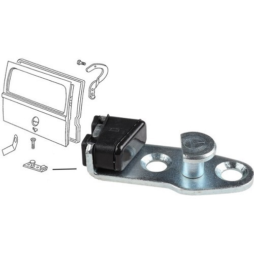  Laadklep slot striker voor VW erker - KA13276 